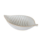 Alora Ceramic Elm Leaf Large Dish