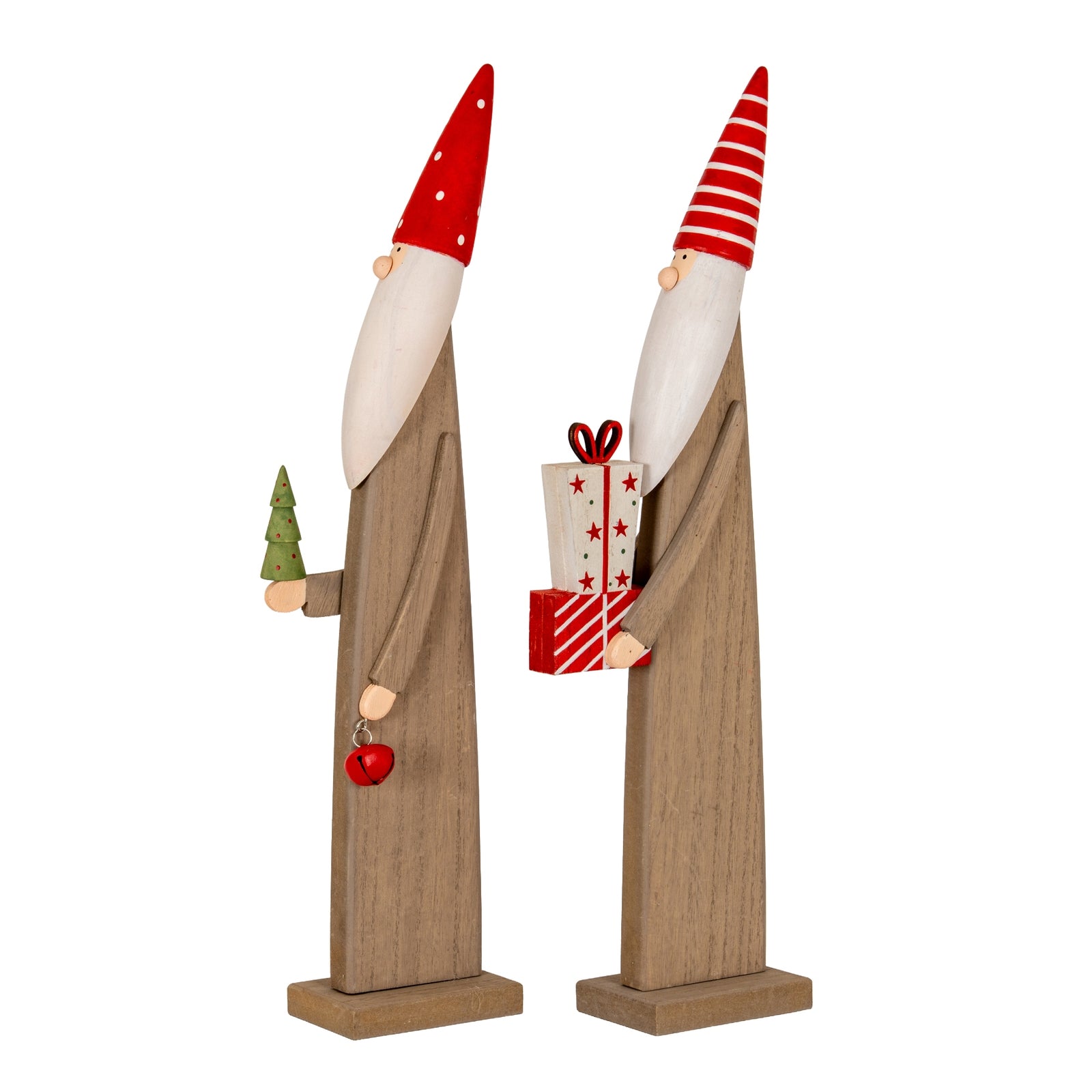 Wooden Festive Elf with Presents