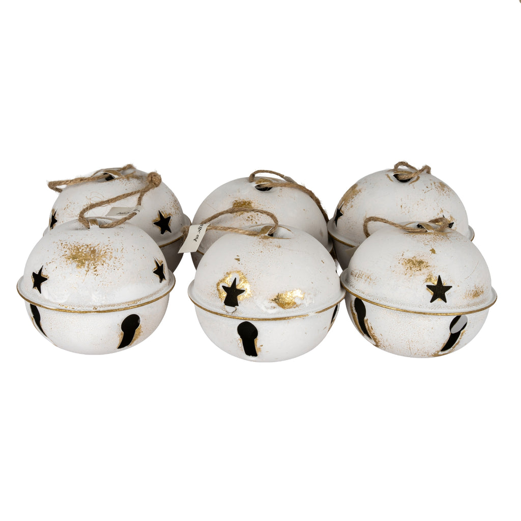 Twelve Metal Nordic Bells in Wooden Box