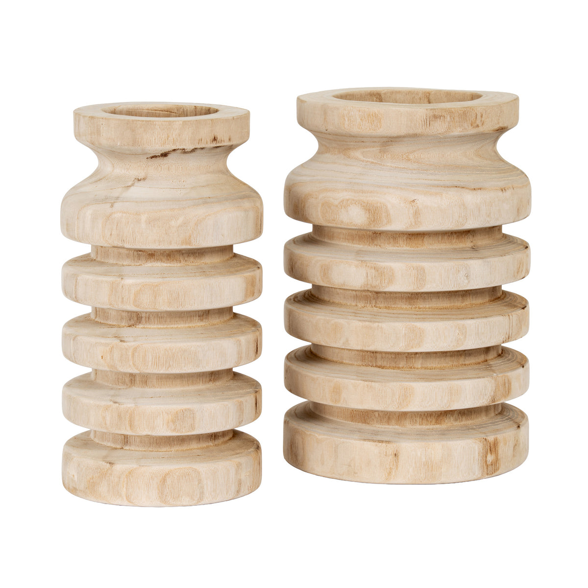 Artisan Ribbed Vase