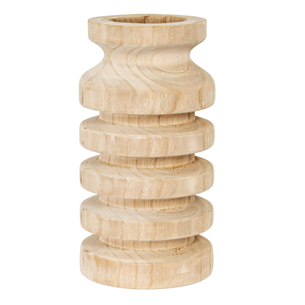 Artisan Ribbed Vase