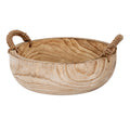 Artisan Deep Bowl With Rope Handles