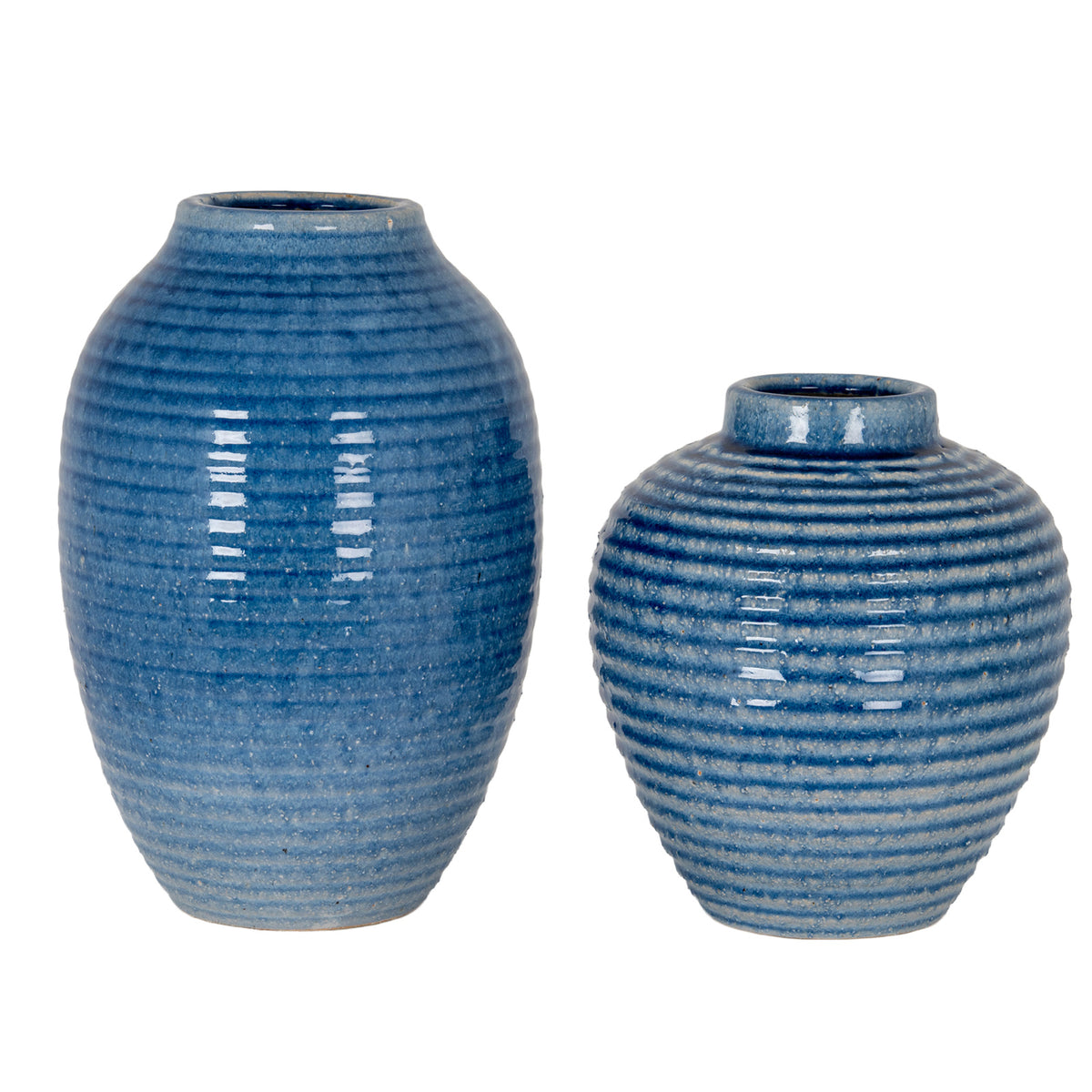 Azura Large Blue Vase