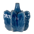 Azura Medium Blue Statement Vase