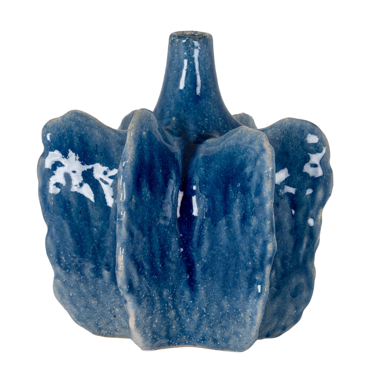 Azura Medium Blue Statement Vase