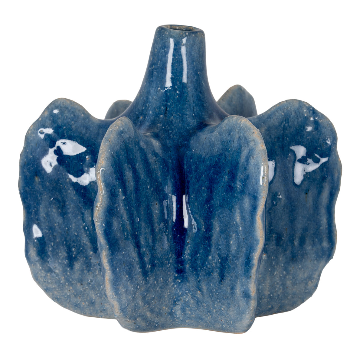 Azura Large Blue Statement Vase