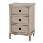 The Rowan Collection 3 Drawer Bedside Table