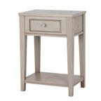 The Emile Collection 1 Drawer Side Table With Shelf