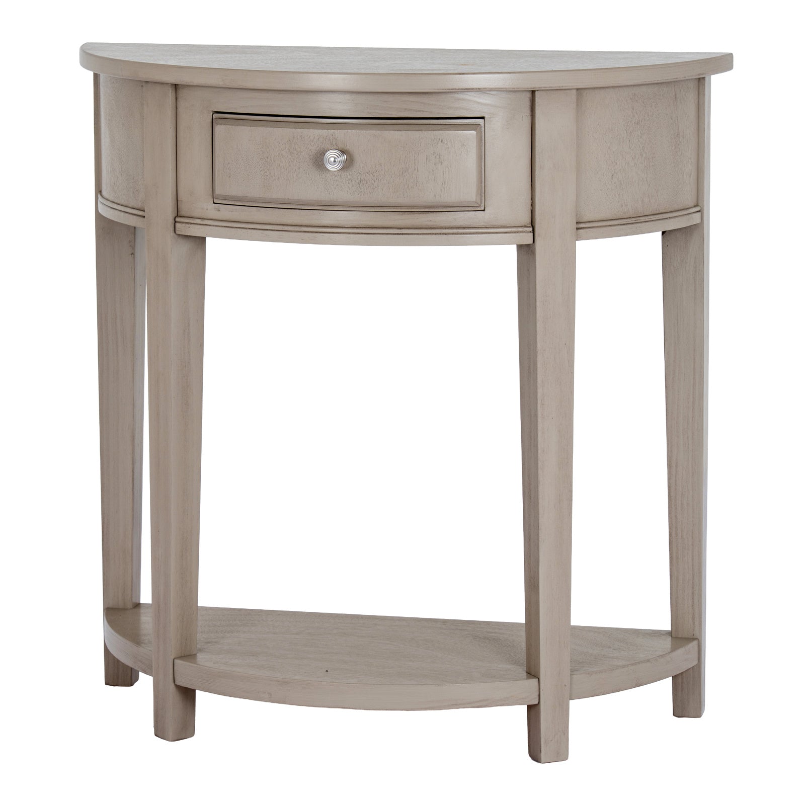 The Emile Collection 1 Drawer Half Moon Console Table