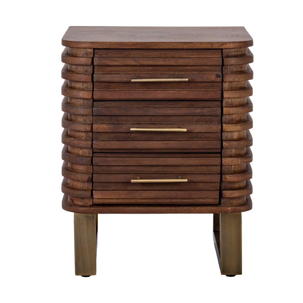 Strata Collection 3 Drawer Side Table