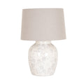 Grey Aster Ceramic Pot Lamp