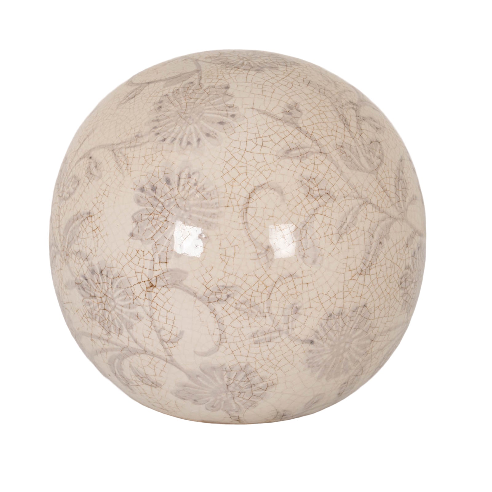 Grey Aster Medium Decorative Ball