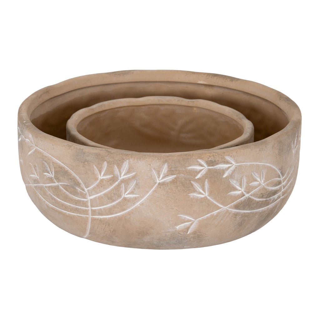 Large Lace Flower Bowl Pot