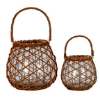 Briar Collection Wicker Lace Lantern