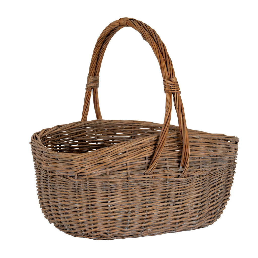 Briar Collection Set Of Two Wicker Trug Baskets