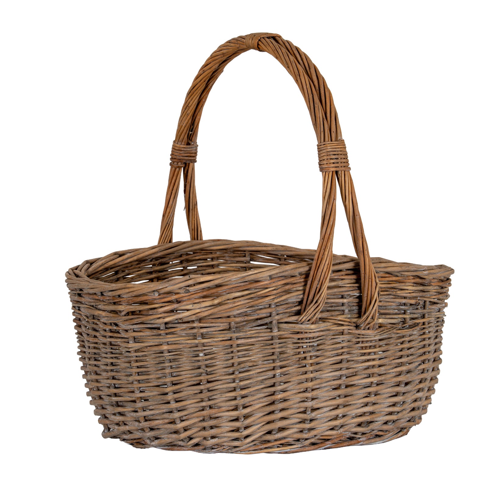 Briar Collection Set Of Two Wicker Trug Baskets