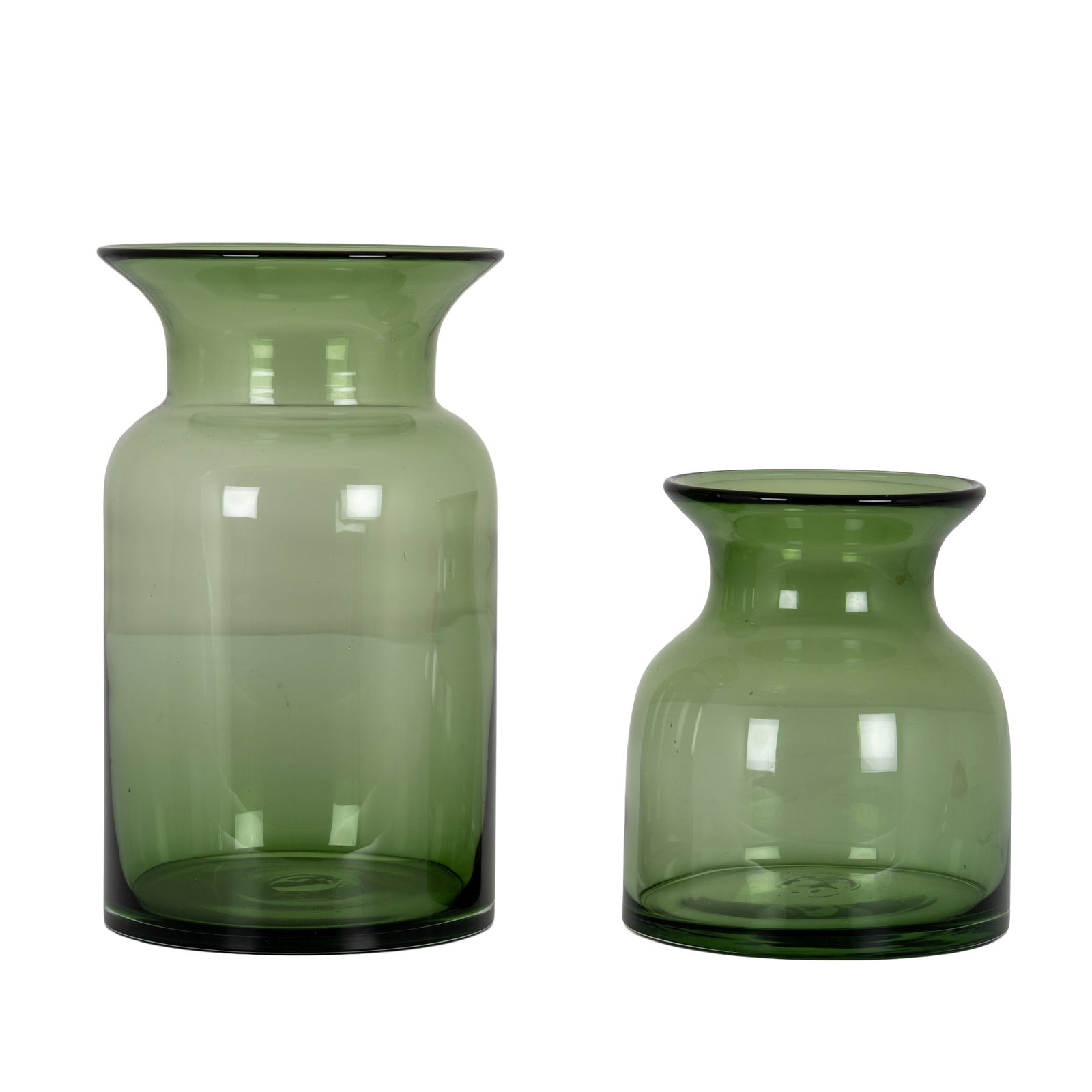 Small Green Glass Vase