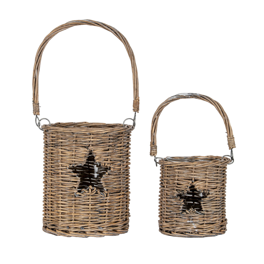 Briar Collection Wicker Star Lantern