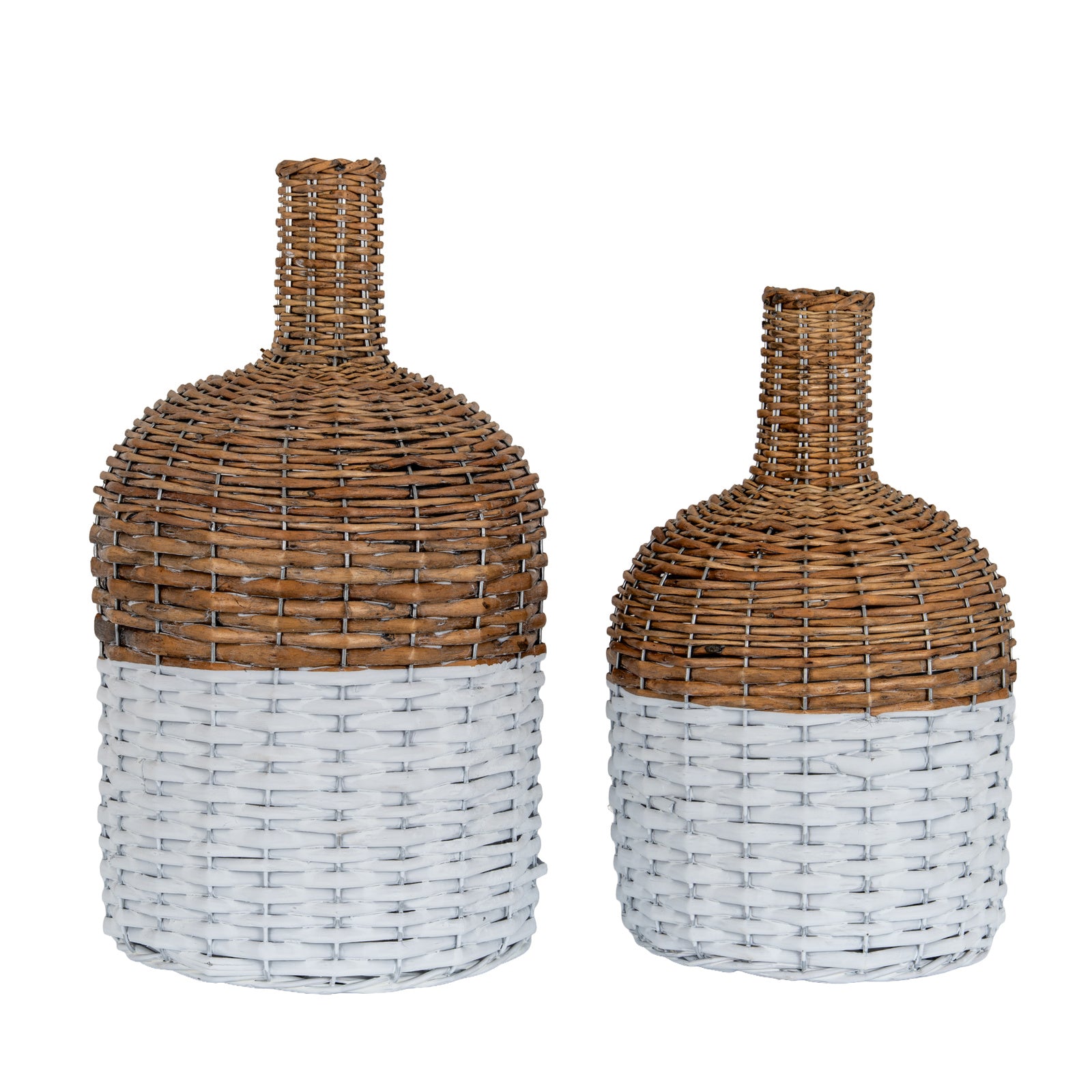 Briar Collection Wicker Bottle Vase