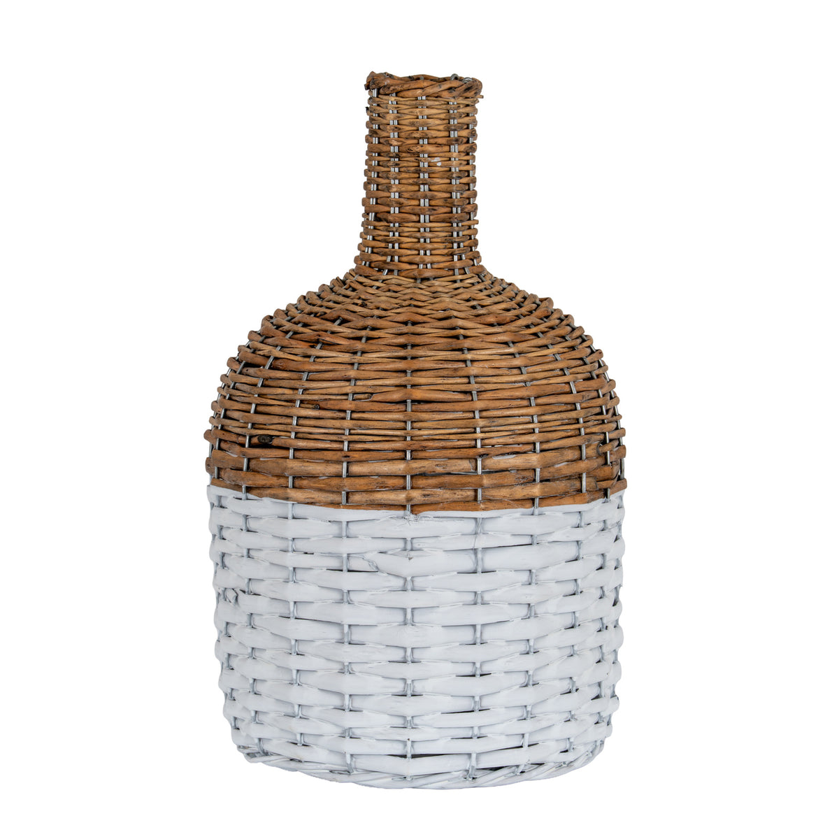 Briar Collection Wicker Bottle Vase
