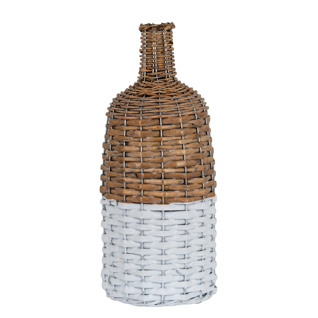 Briar Collection Tall Wicker Bottle Vase