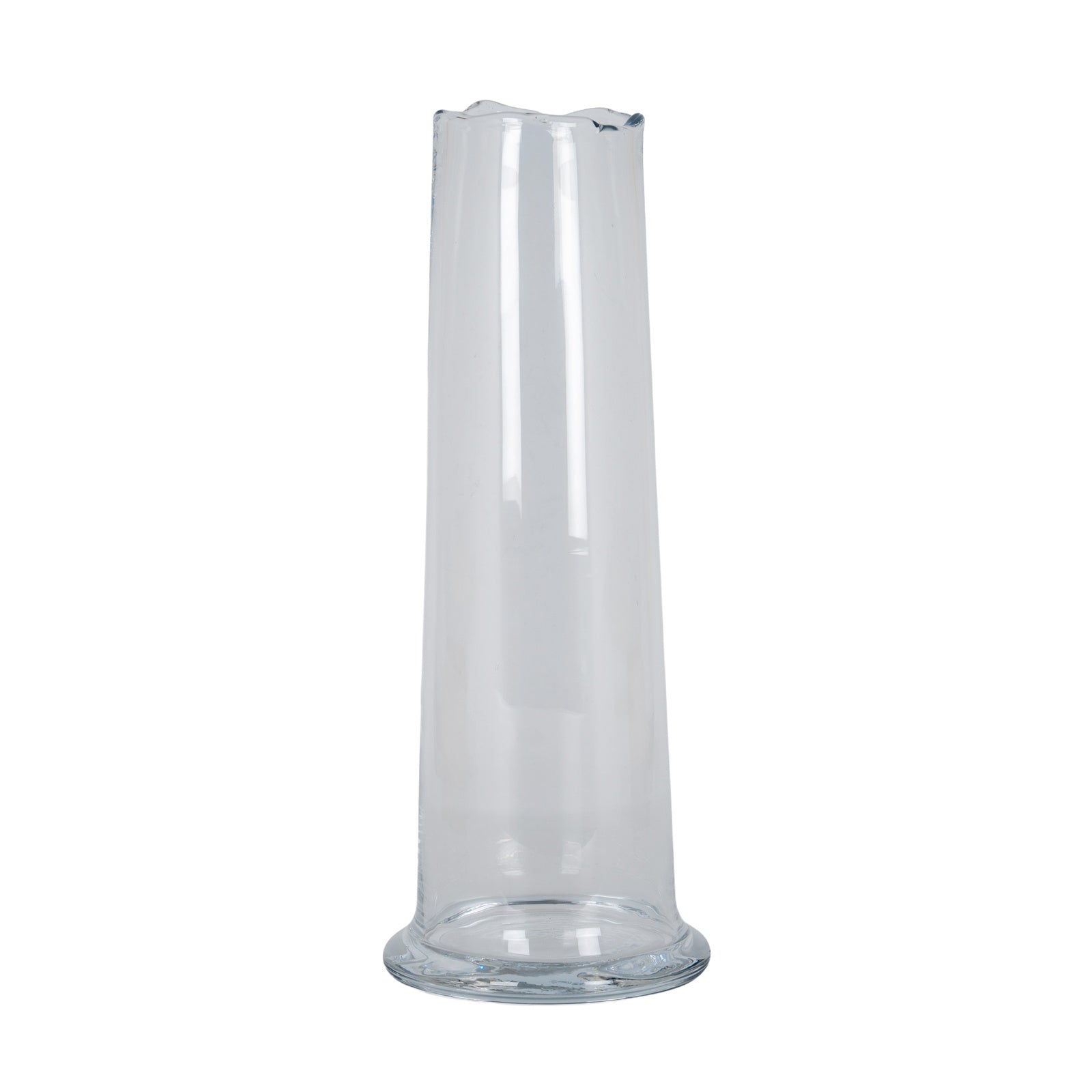 Large Wave Glass Cylinder Vase