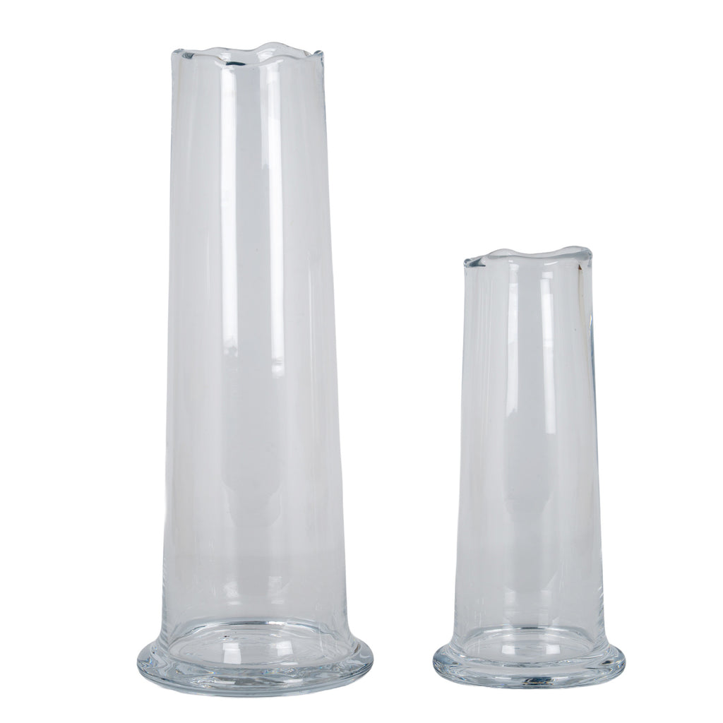 Wave Glass Cylinder Vase