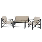 Madison Collection Outdoor 4 Seater Lounge Set