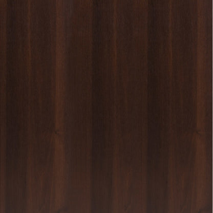 imperial tall glazed 1 door 2 drawer narrow cabinet in dark mahogany melamine