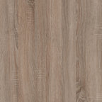 Chelsea bedroom desk/dressing table in white with a truffle oak trim