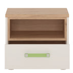 4kids 1 drawer bedside cabinet with lemon handles