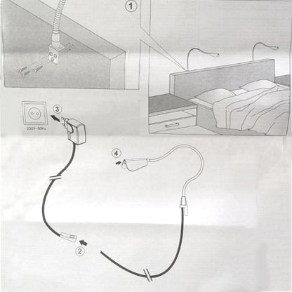 cabinet light butterfly reading lamp