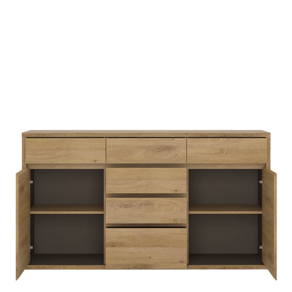 shetland 2 door 6 drawer chest