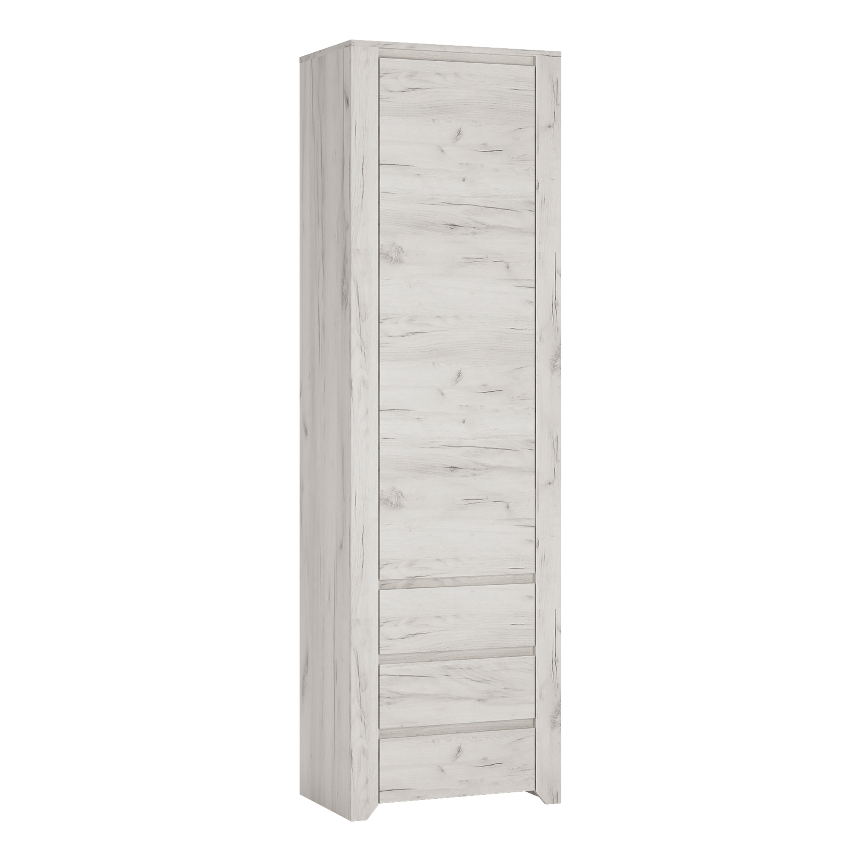 Angel tall narrow one door 3 drawer narrow cupboard