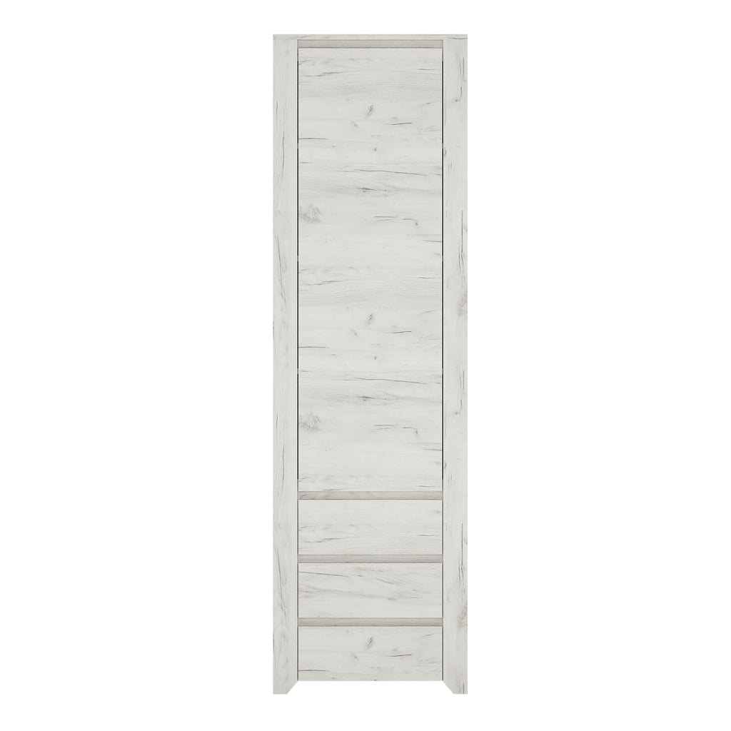 Angel tall narrow one door 3 drawer narrow cupboard