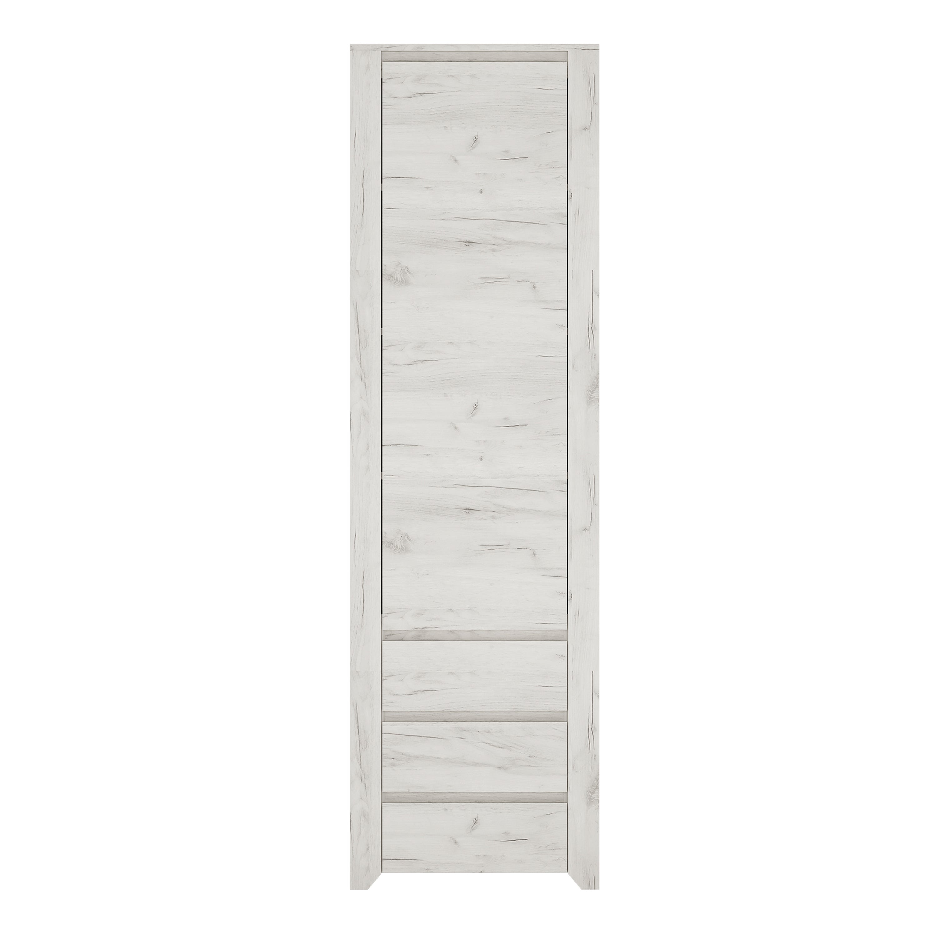 Angel tall narrow one door 3 drawer narrow cupboard