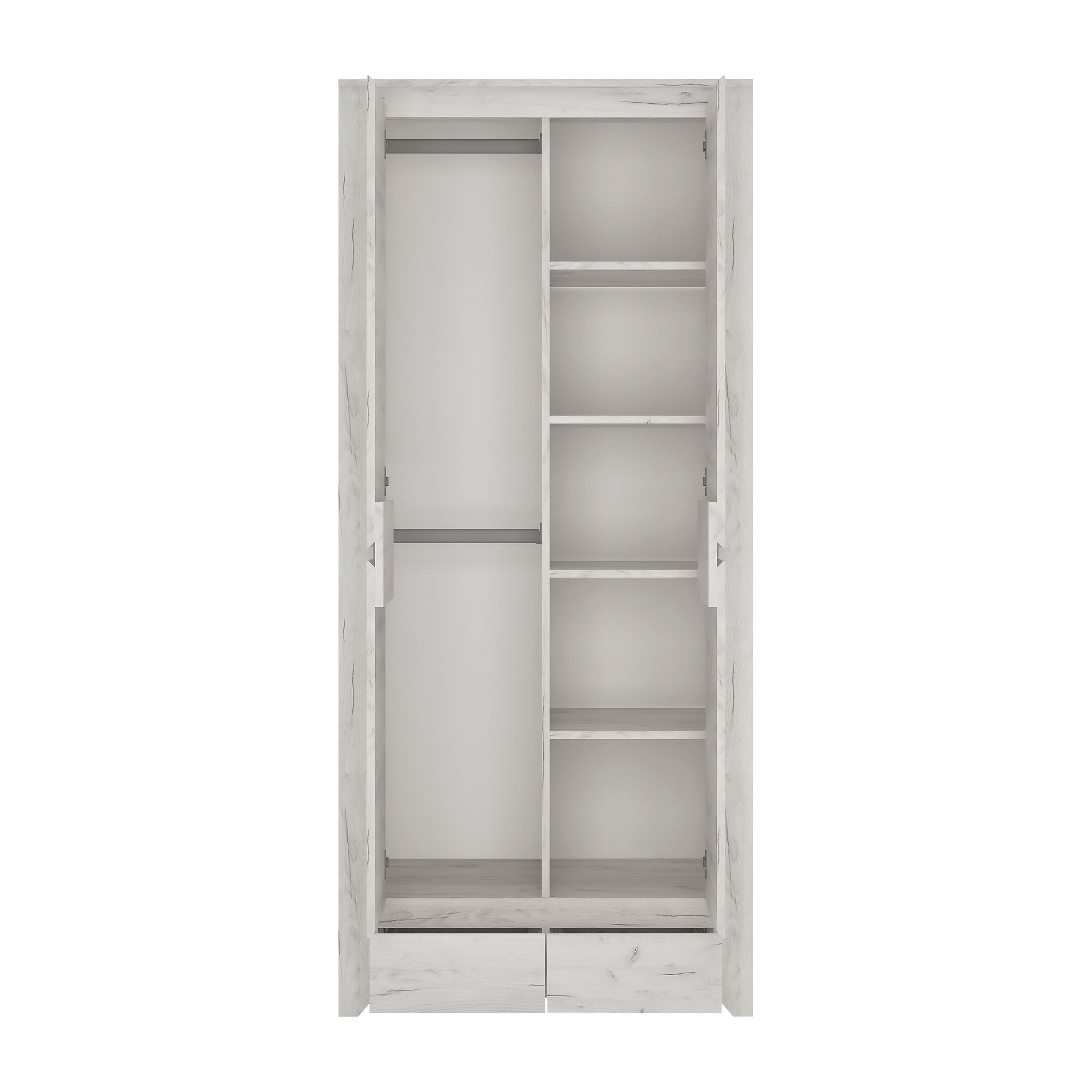 Angel 2 door 2 drawer fitted wardrobe