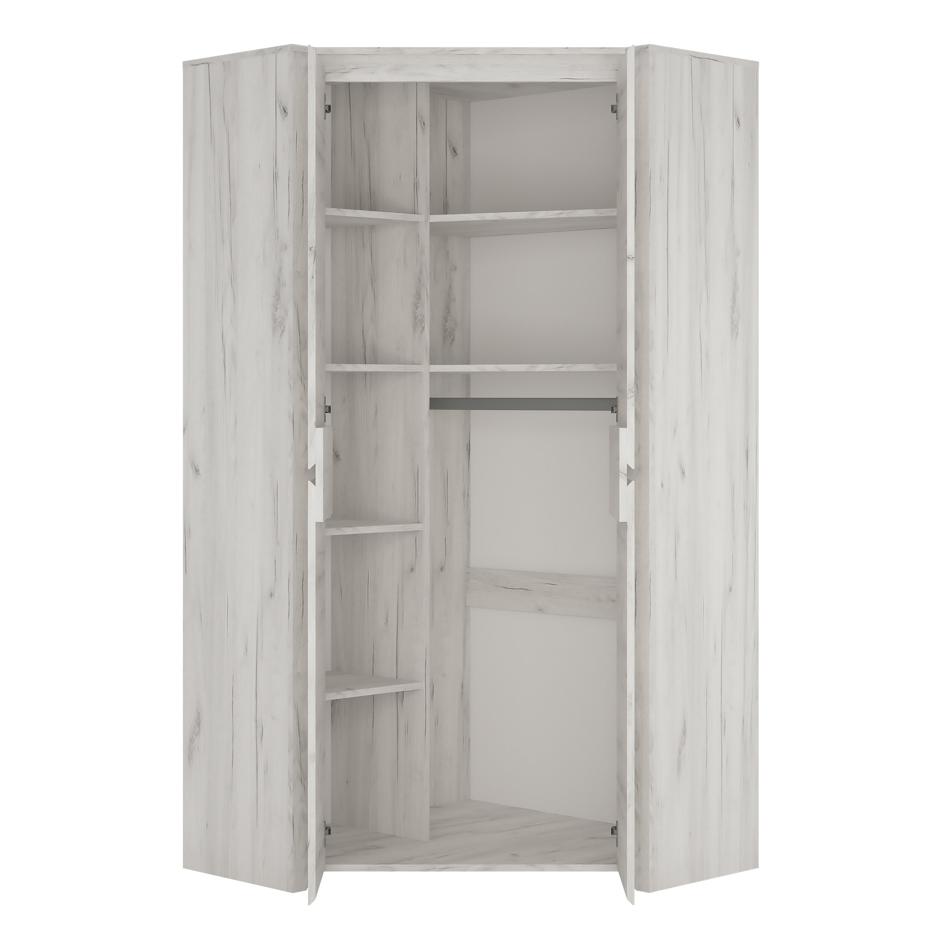 Angel corner fitted wardrobe