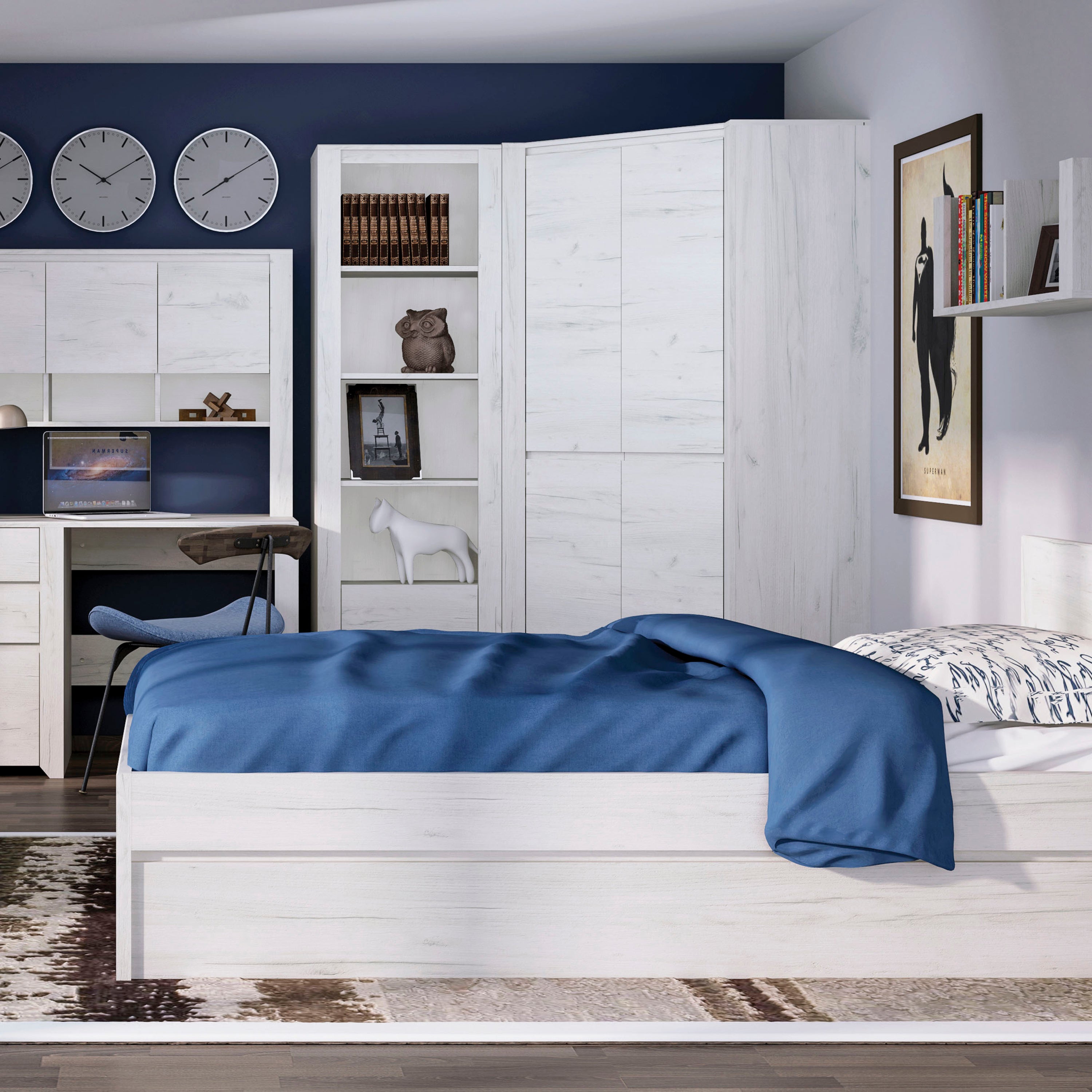Angel corner fitted wardrobe