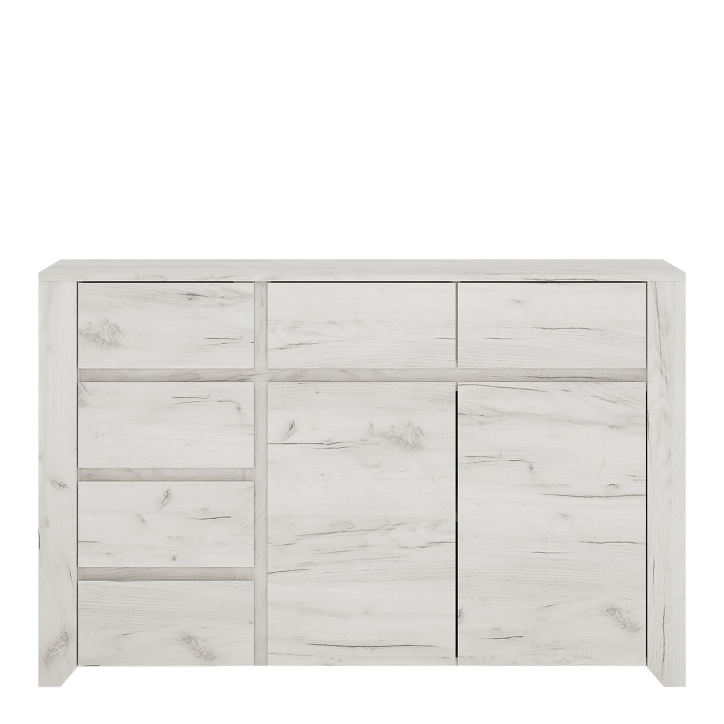angel 2 door 3+3 drawer wide chest