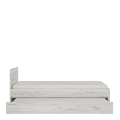 angel single bed with underbed drawer (inc slats)