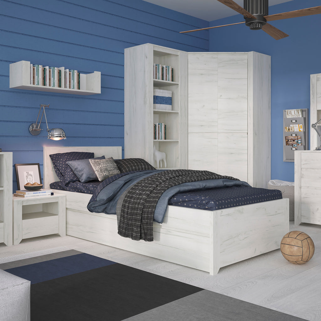 Angel single bed with underbed drawer (inc slats)