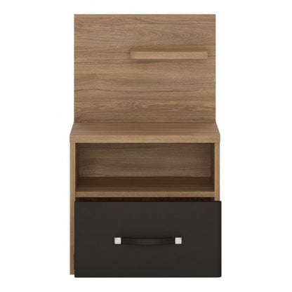 monaco 1 drawer bedside with open shelf
