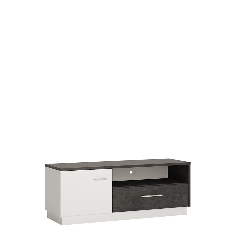 zingaro 1 door 1 drawer tv cabinet
