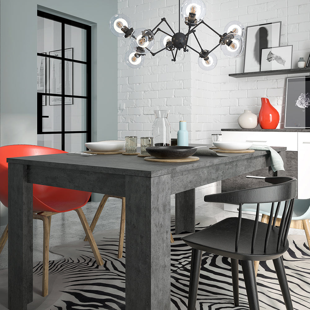 Zingaro Extending Dining Table (160–200cm) – Slate Grey