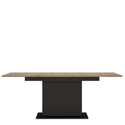 Brolo Extending Dining Table in Walnut and Dark Panel Finish 160-200cm