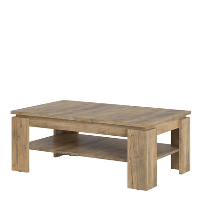 rapallo large coffee table in chestnut and matera grey