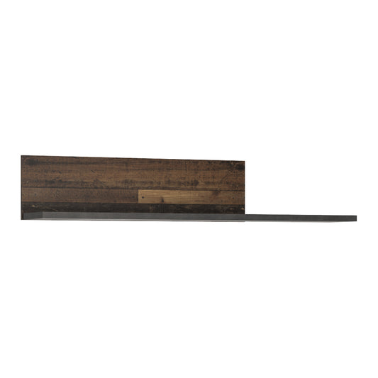 brooklyn shelf in walnut and dark matera grey