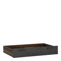 Brooklyn underbed drawer in walnut and dark matera grey