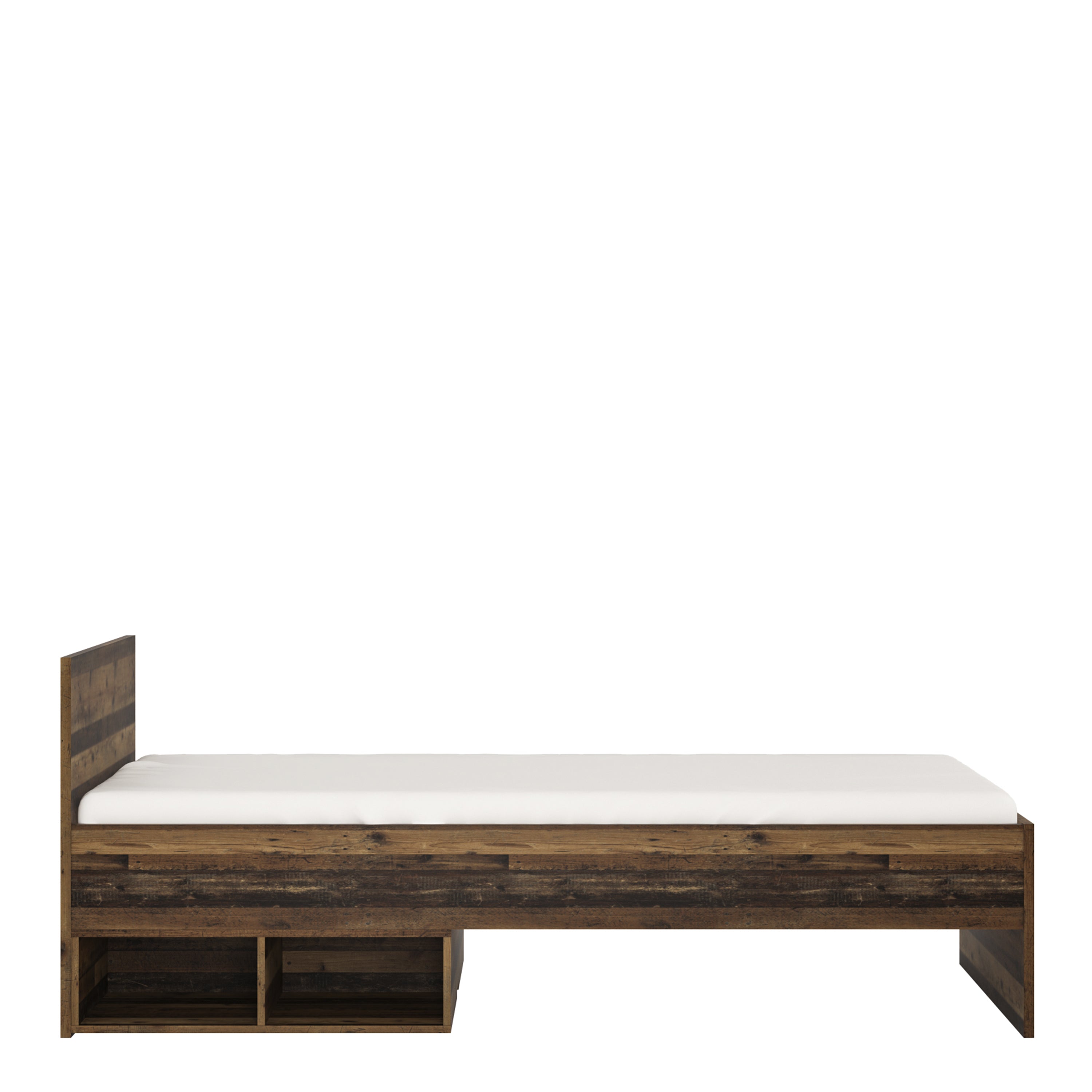 Brooklyn single bed 90cm in walnut